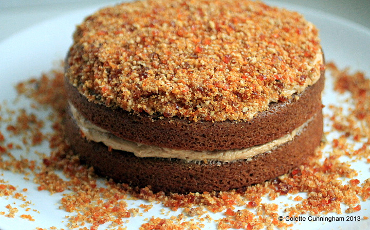 Coffee Cake with Pecan Brittle
