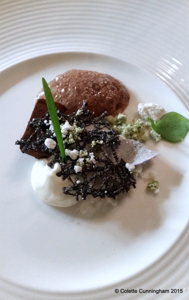Textures of Organic Chocolate, Yoghurt, Olive Oil, Rose 1-20150313_214124